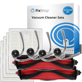 Replacement set for Xiaomi Roborock Q7 M5, Q7 M5+, Q7 L5, Q7 L5+ (2x Main brush, 4x Filter, 4x Side brush)
