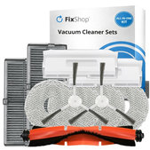 Replacement set for Xiaomi Robot Vacuum H40 - Complete set (1x Main brush, 2x Filter, 2x Side brush, 4x Mop cloth, 2x Dust bag)
