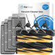 Replacement set for Dreame X50 Ultra, L50 Ultra, L40s Ultra, L40s Pro Ultra, X50 Master, Mova V50 (2 pairs of Main brushes, 4x Filter, 4x Side brush)