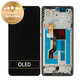 Display for Motorola Moto G86 5G, Touch Screen with Frame, Cosmic Sky, 5D68C30475, Genuine Service Pack