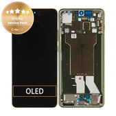 Display for Motorola Edge 70, Touch Screen with Frame, Bronze Green, 5D68C31543, Genuine Service Pack