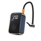 Wireless air compressor with digital display, 150 PSI, black