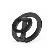 Double-sided foldable magnetic holder for MagSafe, black