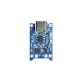 Charging module TP4056 for 18650 Li-ion battery, USB-C, 1A