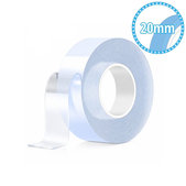 Double-sided waterproof adhesive tape, 20mm x 5m x 2mm, transparent