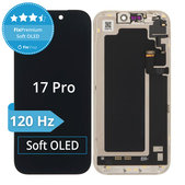 Display Soft OLED 120Hz for iPhone 17 Pro, Touch Screen with Frame, DIAGNOSTIC