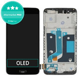 OnePlus 5 - LCD Display + Touch Screen + Frame (Black) TFT