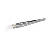 Precision Heat Resistant Ceramic Tweezer with Curved Tip, Mechanic SM-17