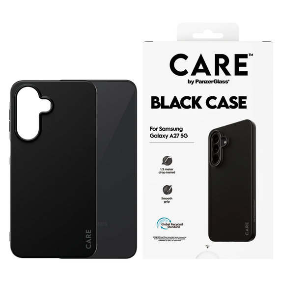 Case TPU for Samsung Galaxy A27, Black, PanzerGlass
