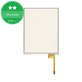 Bottom touch screen glass with adhesive for Nintendo DS