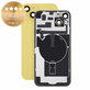 Rear Housing Glass for iPhone 14 Plus, Yellow, Pulled A