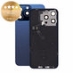 Rear Housing Glass for iPhone 15 Pro Max, Blue Titanium, Pulled A