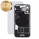 Rear Housing Glass for iPhone 16, White, Pulled A