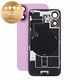 Rear Housing Glass for iPhone 16, Pink, Pulled A