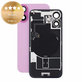 Rear Housing Glass for iPhone 16, Pink, Pulled A