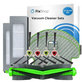 Replacement set for iRobot Roomba Combo 1138, Ecovacs Deebot Ozmo 930 (1x Main brush, 2x Filters, 2 pairs of Side brushes, 2x Mop cloths)