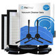 Replacement set for Rowenta X-Plorer S75s (1x Main brush, 2x Filters, 2x Side brushes, 2x Mop cloths)