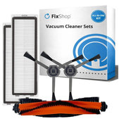 Replacement set for Xiaomi Dreame Bot L10 Pro, D9, D9 Pro, D9 Max, Trouver LDS (1x Main brush, 2x Filters, 2x Side brushes)