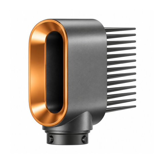 Wide-Tooth Comb for Dyson Airwrap HS01, HS05, Nickel / Copper