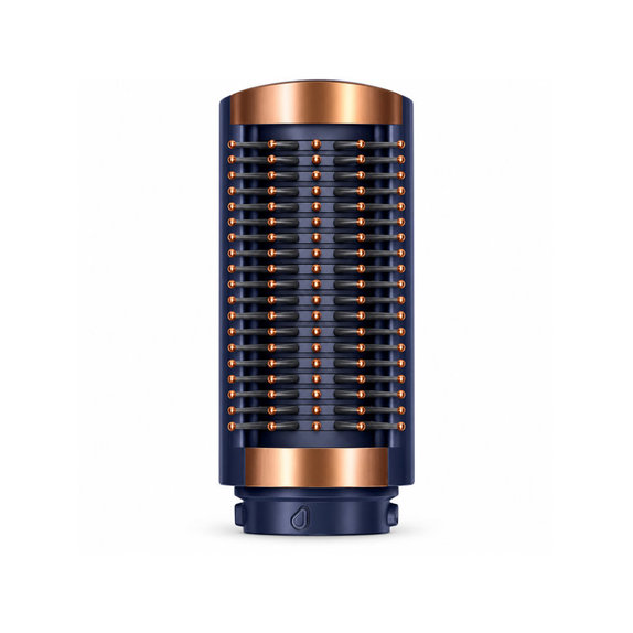 Small Firm Smoothing Brush for Dyson Airwrap HS01, HS05, HS08, Prussian Blue / Rich Copper