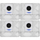 Dust Bag, 4pcs, Antibacterial and Odor Removal for Ecovacs Deebot T-series, X-series