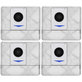Dust Bag, 4pcs, Antibacterial and Odor Removal for Ecovacs Deebot T-series, X-series