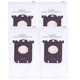 Universal Dust Bag E201SM, 4pcs for Electrolux, Philips, Tornado, Volta, AEG - S-bag