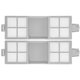 Dust Filter, 2pcs for iRobot Roomba 205 Dust Compactor, Dust Compactor Combo