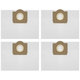 Dust Bag, 4pcs, Non-Woven Fabric for Kärcher MV 3, WD 3, WD 3.000-series, A-series, SE-series