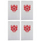 Dust Bag, 4pcs for Miele Compact C1, Compact C2, Complete C1, S4, S6, S 241 - S 799