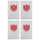 Dust Bag, 4pcs for Miele Compact C1, Compact C2, Complete C1, S4, S6, S 241 - S 799