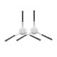 Side brush, 2pcs, White for Xiaomi Mi Robot Vacuum S20+, S10+, X20+, X10+