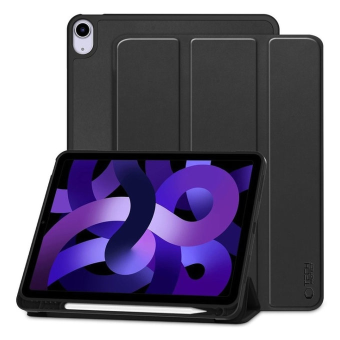 Case Sc Pen for iPad Air 10.9" 4 / 5 / 2020-2022 / 11" 6 / 7 / 8 / 2024-2026, black, Tech-Protect