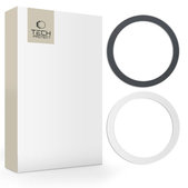 Magnetic MagSafe ring MagMat MagSafe 2-PACK Black &, silver, Tech-Protect