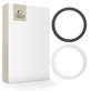 Magnetic MagSafe ring MagMat MagSafe 2-PACK Black &, silver, Tech-Protect