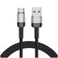 Cable Ultraboost Evo USB-C Cable 100W/5A 200cm, Titanium, Tech-Protect