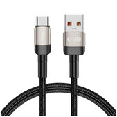 Cable Ultraboost Evo USB-C Cable 100W/5A 100cm, Titanium, Tech-Protect
