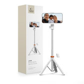Selfie stick with tripod L03S, white, Tech-Protect