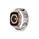 Strap Stainless Line for Apple Watch 8 / 9 / 10 / 11 / Se / Ultra (44 / 45 / 46 / 49 mm), Titanium/Orange, Tech-Protect