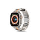 Strap Stainless Line for Apple Watch 8 / 9 / 10 / 11 / Se / Ultra (44 / 45 / 46 / 49 mm), Titanium/Orange, Tech-Protect
