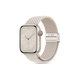 Strap Nylonmag for Apple Watch 8 / 9 / 10 / 11 / Se (40 / 41 / 42 mm), Natural Titanium, Tech-Protect