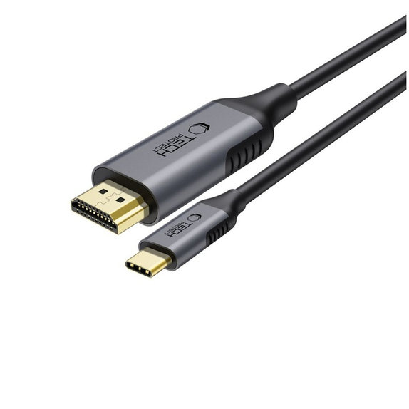 Cable Ultraboost Cable USB-C / Hdmi 2.0 4K 60Hz 180cm, black, Tech-Protect
