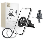 Car mount N56 Magnetic MagSafe Cd & Vent, black, Tech-Protect