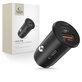 Car charger CC02 2-PORT PD 35W / QC3.0, black, Tech-Protect