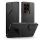Case Kevlar Aura MagSafe for Samsung S25 Ultra, black/orange, Tech-Protect