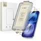Tempered glass Quick Set+ 2-PACK for iPhone 15 / 16, black, Tech-Protect