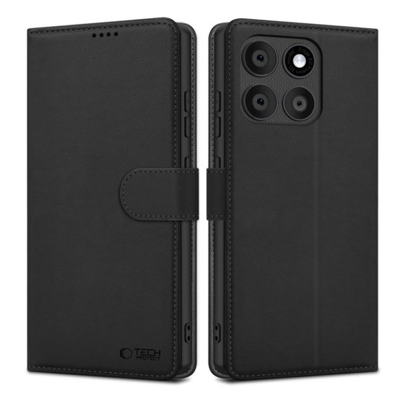Case Wallet for Motorola Edge 60 / 60 Fusion, black, Tech-Protect