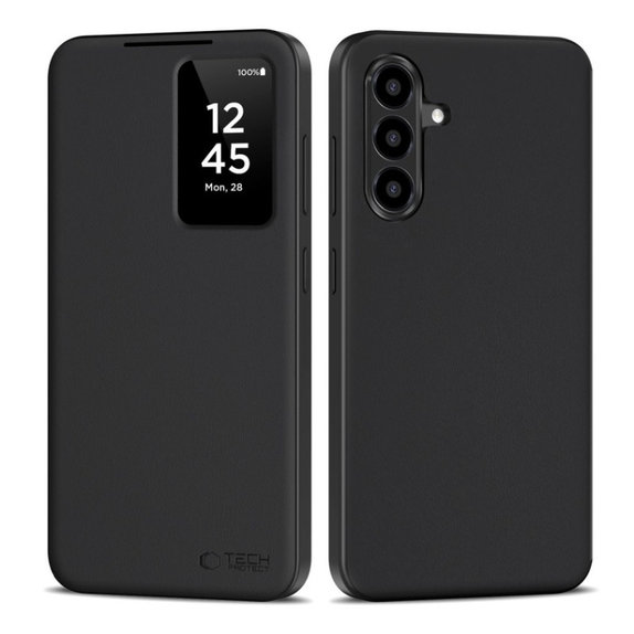 Case Smart Wallet for Samsung A56 5G, Matte Black, Tech-Protect