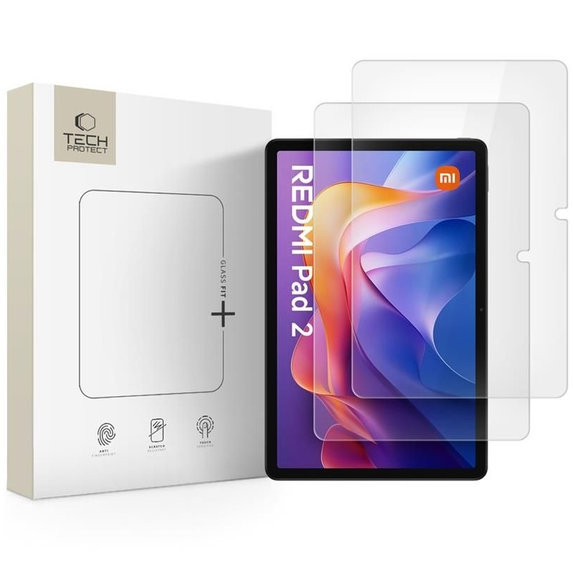 Tempered glass Glass Fit+ 2-PACK for Xiaomi Redmi Pad 2 / Se 11.0, clear, Tech-Protect