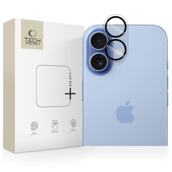 Camera lens protector Cam Fit+ for iPhone 17, clear, Tech-Protect